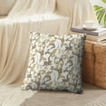 thumbnail image 4 of LALILO Throw Pillow Covers Damask Ornament Baroque Luxury Cushion Cover 18" x 18", 2 Pack, 4 of 6