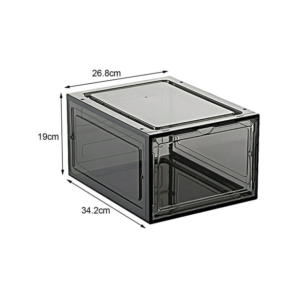 Plastic shoe sales box bins