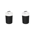 thumbnail image 1 of Cesto de ropa sucia Cateissary 90L 2piezas Plegable Impermeable Negro puro, 1 of 6