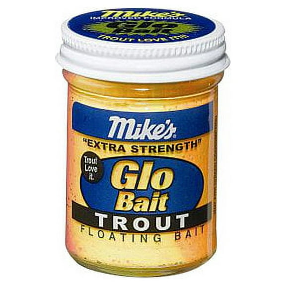 Atlas Mike's Floating Glo Trout Dough Bait, Anise Scented, Rainbow