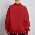 thumbnail image 6 of POROPL Womens Sweatshitrs,Oversized Crewneck Sweatshirt Casual Long Sleeve Mock Neck Pullover Top, 6 of 9