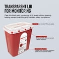 thumbnail image 3 of Dynarex Sharps Container, Thermoplastic Container with Translucent Lid, 6 Gallon, 12 Count, 3 of 7