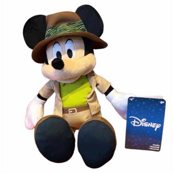 Disney Parks Animal Kingdom Safari Mickey Mouse Plush Toy New With Tag