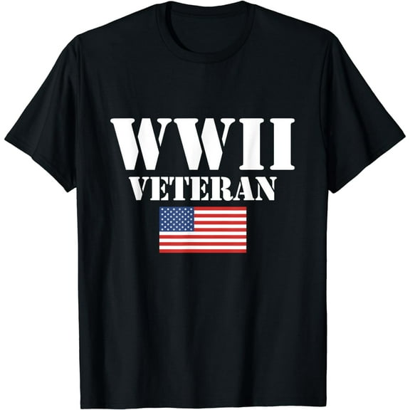 American Patriot WWII Veteran Military World War 2 Veteran T-Shirt