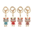 thumbnail image 4 of Crystal Frog Pendant Chain Fob Keychain Xmas Gift, 4 of 6