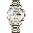 thumbnail image 1 of Belushi Reloj De Cuarzo Luminoso Con Fase Lunar Impermeable, 1 of 8