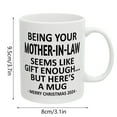 thumbnail image 3 of Glass&Bottle Ceramic Coffee Mug for In-Law Humorous Novelty Cup Ideal for Christmas Holidays and Birthdays Durable Kitchen Accessory for Daily Use, 3 of 7