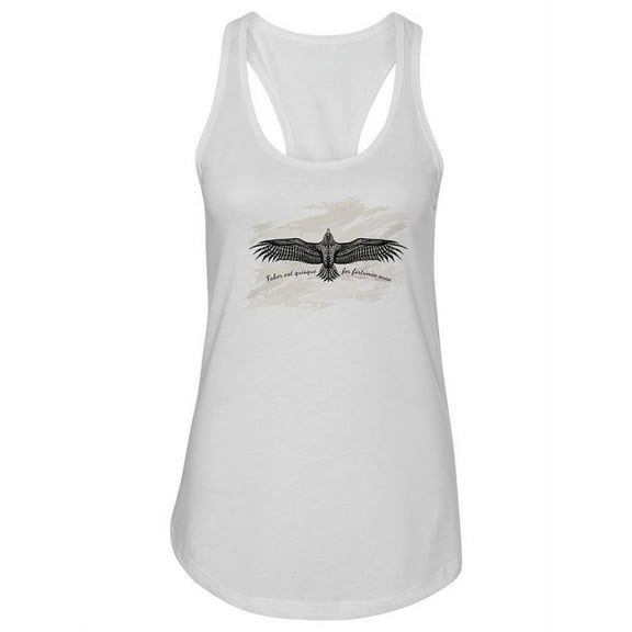 Latin Quote Eagle Design Tank Women -Image by Shutterstock, Female Medium