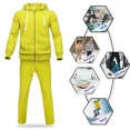 thumbnail image 4 of Men's Hooded Tracksuit 35 Piece Casual Full Zip Jogging Sweatsuit Sets(Neon,2XL), 4 of 5