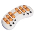 thumbnail image 1 of Masajeador portátil de rodillos para pies: diseño de doble rodillo, alivia la fascitis plantar, 3 modos de masaje, material PP, mejora la circulación, 300 g, 1 of 4