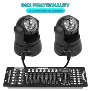 Uking 30W LED Moving Head Light Double Sided Moving Heads DJ Lights Wedding Church Live Show Bar Spotlight