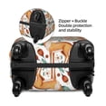 thumbnail image 4 of Daiia Foxes and Floral Harmony Luggage Cover, Thickened Washable Travel Luggage Covers, Elastic Unique Baggage Covers for 18-20 inch Luggage-Medium, 4 of 9