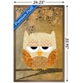 thumbnail image 3 of Artistic Antique Owl Wall Poster, 22.375" x 34", Framed, 3 of 3
