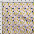 thumbnail image 3 of oneOone Georgette Viscose Fabric Parallelogram & Triangle Geometric Printed Craft Fabric BTY 42 Inch Wide, 3 of 4