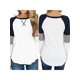 thumbnail image 4 of Txlixc Camiseta de crepe casual femenina, pullover de cuello redondo de manga larga a rayas de otoño e invierno Txlixc moda, 4 of 6