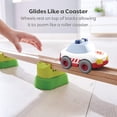 thumbnail image 5 of HABA Toddler Rescue Car Toy with Momentum Motor - Kullerbu Ambulance Push and Go Cars for Kids 2+, Rescue Toy Cars for 2-6 Year Old Boys and Girls, 5 of 7