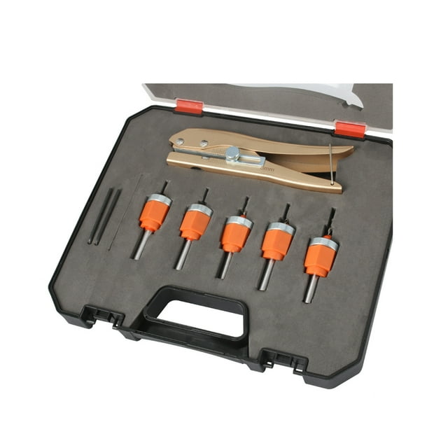 8mm Heavy Duty Countersunk Drill Puncher Bit Set Portable Edge Banding Punching Handheld Metal Punching Tool