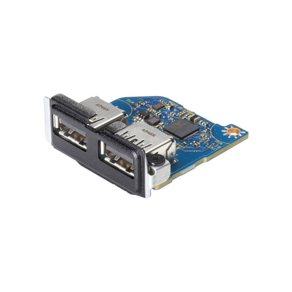 HP Flex IO V2 Card - 2 x USB 3.1 Gen1 port - for EliteDesk 800 G6, 805 G6; ProDesk 400 G6 (mini desktop), 400 G7, 405 G6, 600 G6; Workstation Z1 G6 Entry