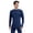 260gsm Navy Blue, variant on Woolcano Men's 100% Merino Wool Thermal Base Layer Top, 260 GSM Long Sleeve Shirt for Hiking, Skiing and Cold Weather Activities
