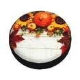 thumbnail image 3 of Balery Thanksgiving With Autumntire Cover Waterproof Dust-Proof, Universal Spare Wheel Tire Cover For Trailer, Rv, Suv Truck And Vehicle Camper Accessories-14 Inch, 3 of 9