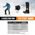 thumbnail image 7 of Gaiters Legging Gaiter Travel Outdoor Leg Warmers Hiking Skiing Water Resistant Winter Shoe Cover Boot Tourist Foot  Guard, 7 of 7