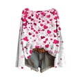 thumbnail image 1 of Hauts Amples pour Femmes, Chandail à Manches Longues Imprimé Col Rond pour l'Hiver, 1 of 5