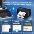 thumbnail image 3 of LabelCreate Bluetooth Thermal Shipping Label Printer, 4x6 Thermal Label Printer for Small Business, 2410BT Wireless Label Printers Compatible with iO, 3 of 9