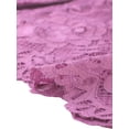 thumbnail image 5 of Dde San Patricio Cárdigan Elegante De Bolero De ManLarTop De Encaje Floral Transparente PaMujer Morado de cirueXL, 5 of 5