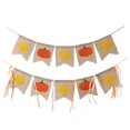 thumbnail image 4 of 1 Pieza Pancarta Individuales Calabaza símbolo Colgante Hoja de Arce Con la cinta, 4 of 9