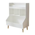 thumbnail image 3 of Tcbosik 3-Tier Small Bookcase, Modern Bookshelf with Open Shelves, Multifunctional Storage Organizer, Display Rack for Home, Easy Assembly, White, 3 of 8