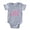 Heather Gray, variant on CafePress - M Pink Initial_Tr - Cute Infant Baby Football Bodysuit