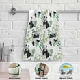 thumbnail image 5 of Dreamtimes Panda Bears Hand Towels 2 PCS, Ultra Soft and Highly Absorbent, Green Bamboo Leaves Decorative Fingertip Towel for Home, Bathroom, Kitchen, 28.3"x14.4", 5 of 5