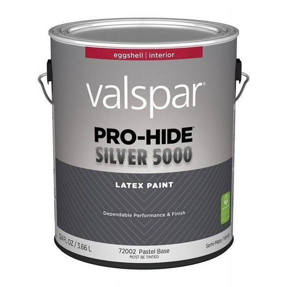 Sherwin-Williams Pro-Hide Silver 5000 Interior Paint Eggshell - Acrylic-Based - 1 Gal, Silver