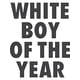 thumbnail image 2 of White Boy of The Year Shirt Unisex Crewneck Shirt Unisex Hoodie Unisex Apparel Relaxed Fit Printed in The USA Full Sizes for Men Gift for Him Gift for Her, 2 of 7