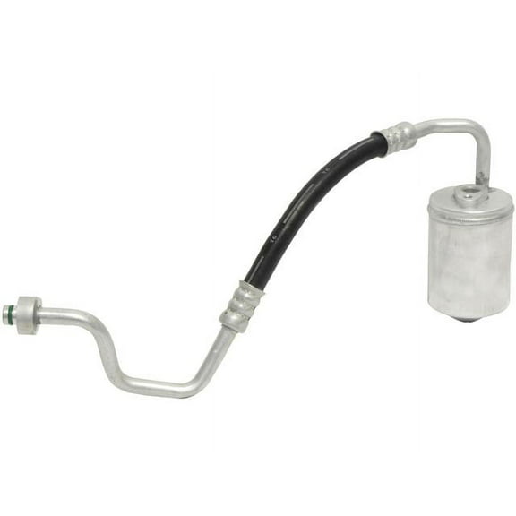 A/C Receiver Drier with Hose Assembly - Compatible with 2008 - 2012 Ford Taurus 2009 2010 2011