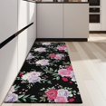 thumbnail image 4 of Pioneer Flower Floral Print Pattern Kitchen Rug Mat,Kitchen Runner Rugs Non Skid Washable,Decorative Kitchen Floor Mats for Kitchen,Sink,Laundry,17"X47", 4 of 5