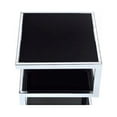 thumbnail image 5 of Black Glass And Chrome 3 Tier Shelves End Table, 5 of 6
