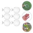 thumbnail image 2 of 6pcs Acrylic Fish Food Feeders Useful Fish Tank Food Holders with Suction Cups, 2 of 4