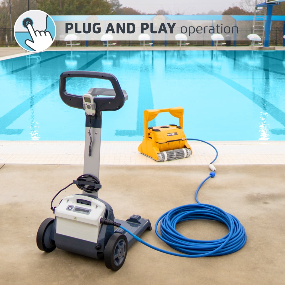 Dolphin Wave 100 Commercial Robotic Pool Cleaner with Caddy 9999096X-USW
