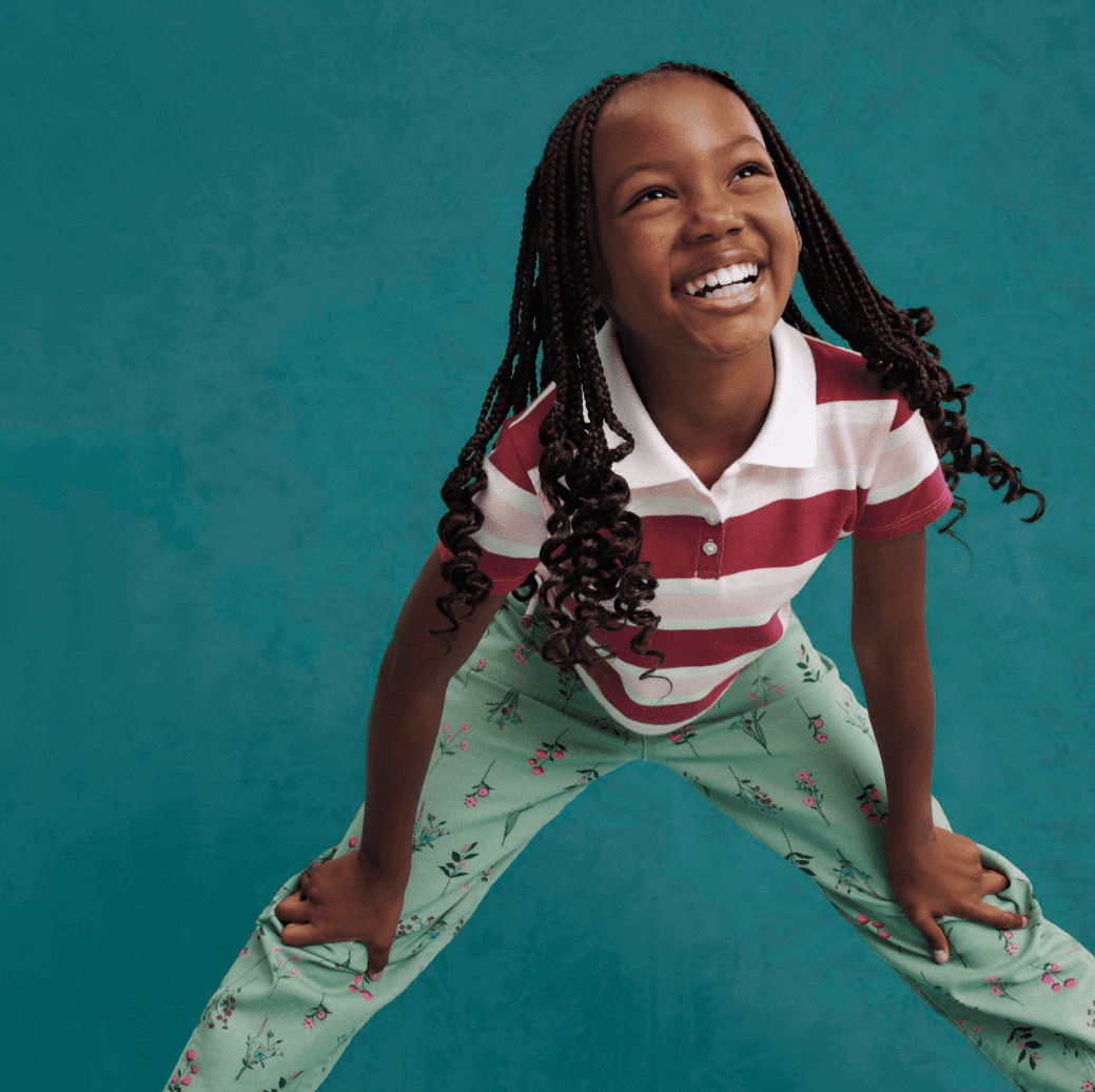 Wonder Nation Girls Side Ruched Polo Shirt with Short Sleeves, Sizes 4-18