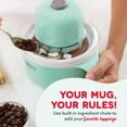 thumbnail image 3 of Dash My Mug Ice Cream Maker - Makes Single Serving of Gelato, Frozen Yogurt, Sorbet & More - Easy to Clean & Use - Aqua, 2 Bowls, 3 of 9