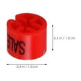 thumbnail image 2 of BESTYASH 150Ud Etiquetas Plásticas Para Colgadores Rojas Para Gestión De Inventarios, 2 of 8
