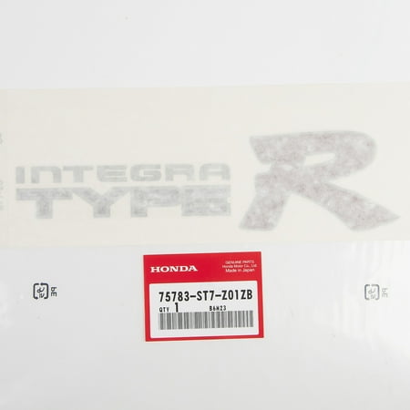 - Genuine JDM Genuine OEM Honda Acura Integra Type R DC2 Side Decal Left 75783-ST7-Z01ZB -1PC