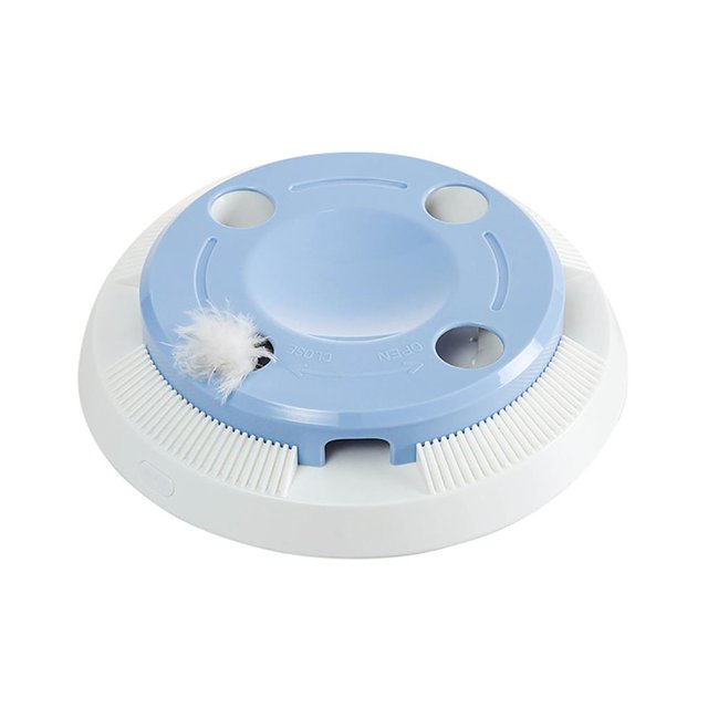 Methold Juguete eléctrico para gatos, pluma giratoria automática retráctil para gatos Suministros para perros Methold PT001097-00