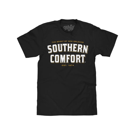 Tee Luv Southern Comfort Whiskey The Spirit Of New Orleans Logo Shirt (Men's) (L)