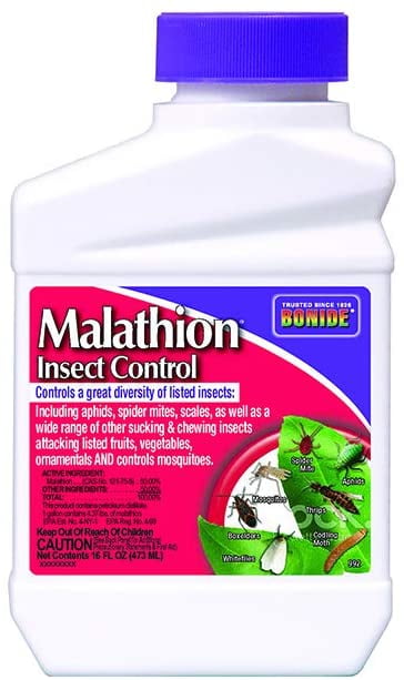 Bonide Malathion Insect Control Concentrate - Insecticide - 16 oz — Residential Use, Standard Application