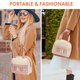 thumbnail image 4 of Bolsa de almuerzo para mujer, bolsa de almuerzo aislada, bolsa de almuerzo pequeña de cuero para oficina, bolsa de almuerzo para trabajo con letras de chenilla, bolsa térmica a prueba de fugas, bolsa, 4 of 6