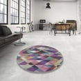 thumbnail image 4 of Ahgly Company Machine Washable Indoor Rectangle Transitional Dark Goldray Area Rugs, 2' x 3', 4 of 7