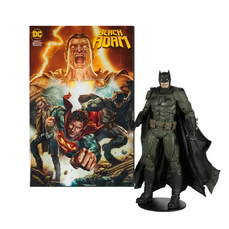 UPC: 0787926159028 | Dc Direct 7 Batman Figure with Black Adam Comic