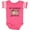 Football Pink and White, variant on Inktastic My Grandma Loves Me with Sloth and Hearts Boys or Girls Baby Bodysuit